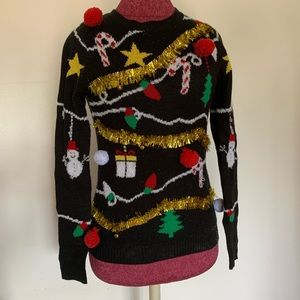 No Boundaries Christmas Sweater Medium